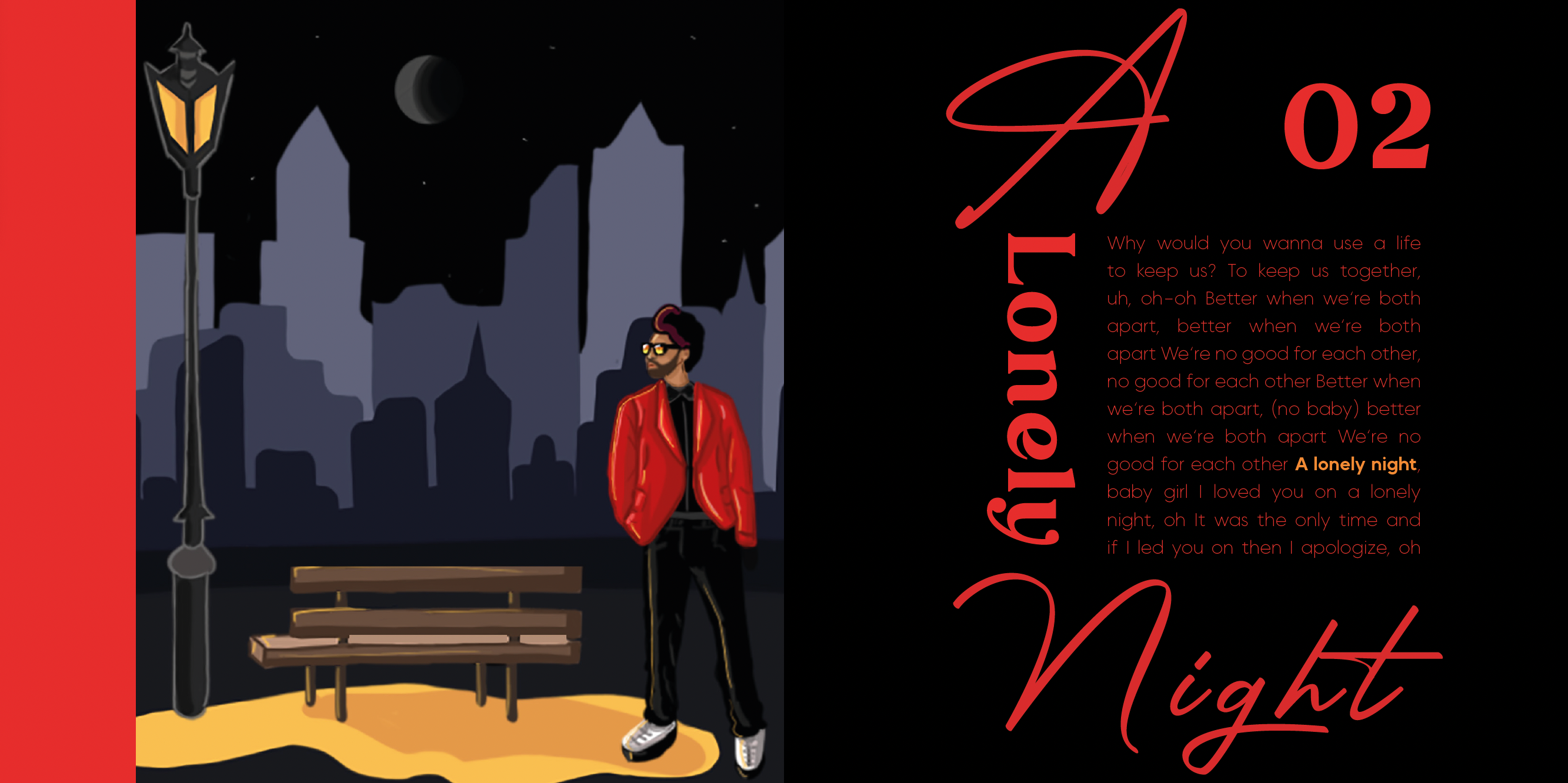 A lonely night illustration von Demi Cubisino